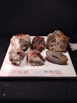 LOT OF 20+LBS OREGON AGATE  MISCELLANEOUS MIXED ROUGH.LAPIDARY, CABBING.LOT # 2.