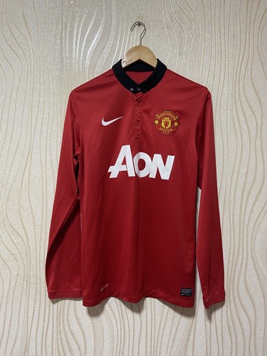 MANCHESTER UNITED 2013 2014 HOME SHIRT JERSEY LS NIKE 547929