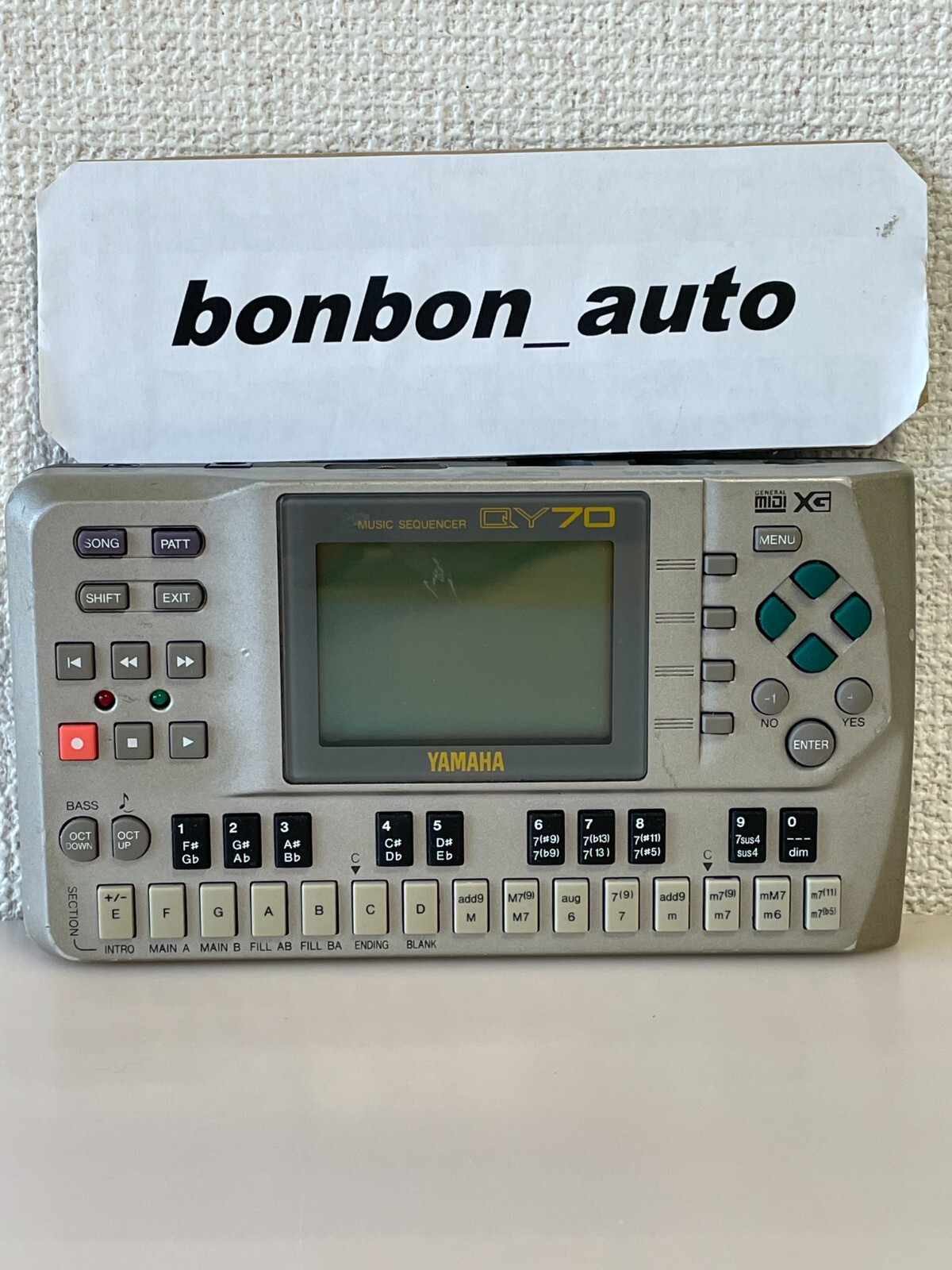 YAMAHA ヤマハ ミュージック シーケンサー QY70 音楽機材