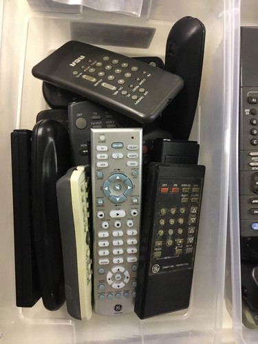 GE RCA INSIGNIA HP PHILIPS MAGNAVOX Remote Control Mix Lot For VCR TV DVD STEREO