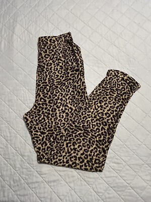 Leopard Pants Size 4 New 