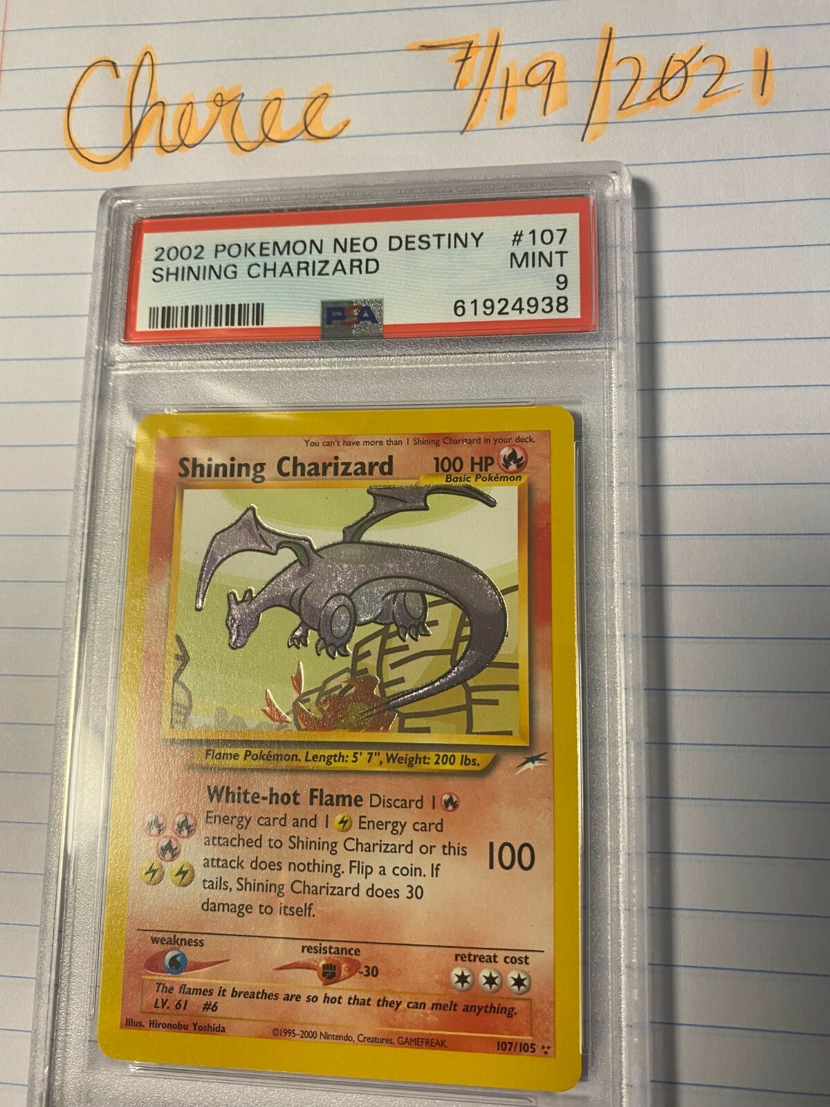 ひかるリザードン Shining Charizard Neo Destiny Shining Charizard #107 Prices | Pokemon Neo Destiny