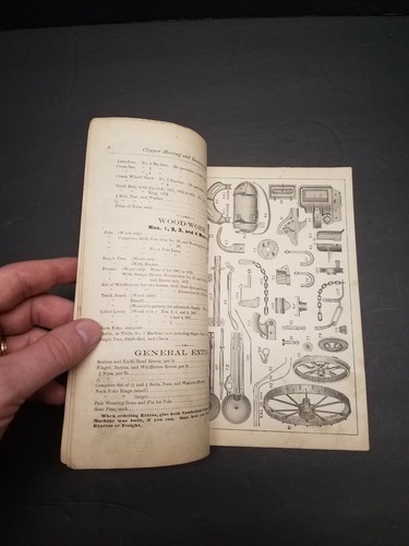 1879 The Clipper Mowing & Reaping Machines Catalog - Farming Catalog Price List