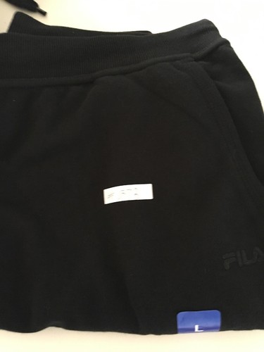 Fila Men's Lounge jogger pants Large Black #273
