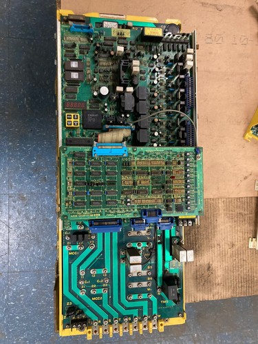 Fanuc A06B-6055-H115 A06B6055H115 動作保証 FANUC A06B-6055-H115 Spindle Servo Unit Removed From The