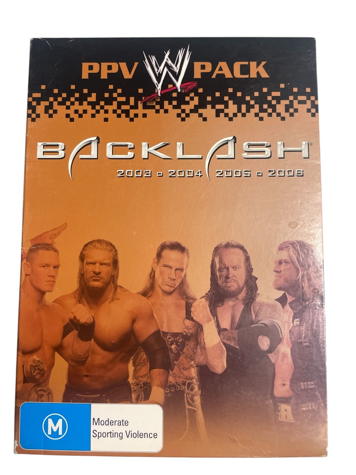 WWE Backlash Boxset Pack Set of 4 Disc Wrestling DVD NTSC Region 4