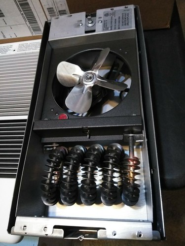 TPI E4315TRP Series 4300 Low Profile Fan Forced Wall Heater with Wall Box, Pole