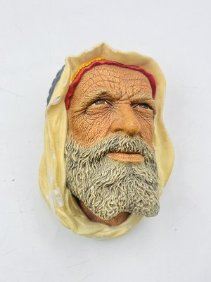 Vintage Bossons Syrian Chalkware Head Congleton England Collectible