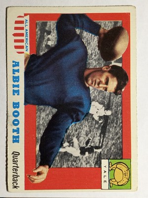 1955 Topps All American #86 Albie Booth SP RC (VG)