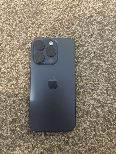 【中古】iPhone 15 Pro 128GB Blue Titanium Buy Apple iPhone 15 Pro - 128 GB - Blue Titanium (Unlocked