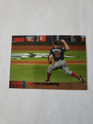 2020 Topps Stadium Club Red Parallel Stephen Strasburg 