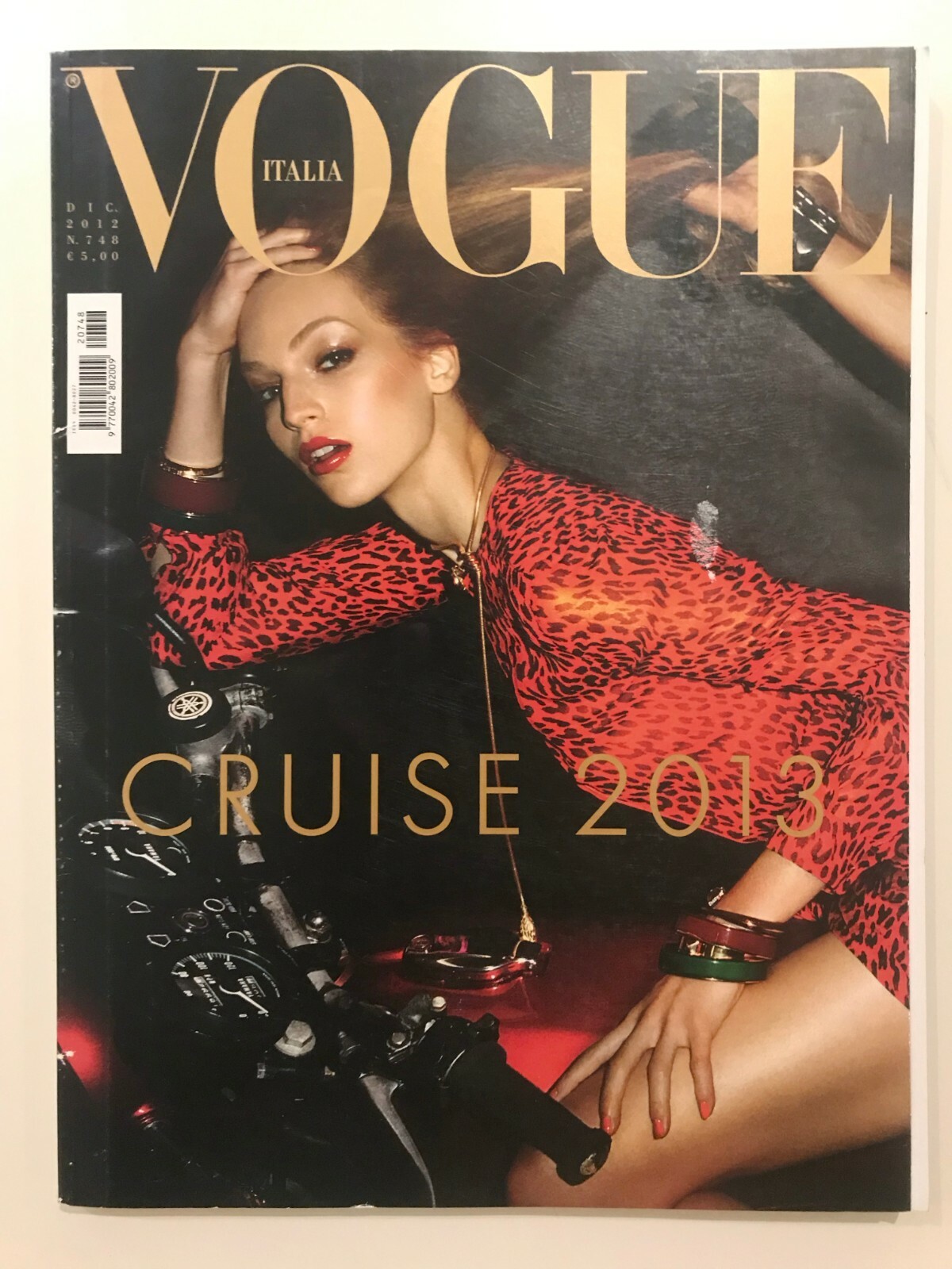 vogue italia 1991 別冊付録付き 　super model VOGUE Magazine Italia 1991 Yasmeen Ghauri LINDA EVANGELISTA