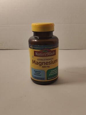 Nature Made Extra Strength Magnesium Oxide 400 mg,  Muscle Support, 110 Count 