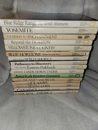 Lot Of 16 Vintage National Geographic Society Hardcover