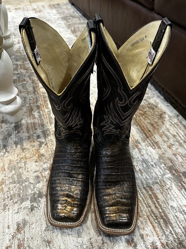 Blackened Copper Caiman Belly Men’s 10.5