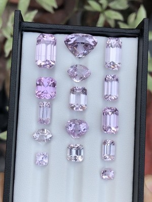 100ct Kunzite Excellent Color and Luster Nice Cut Wholesale lot from Afghanistan