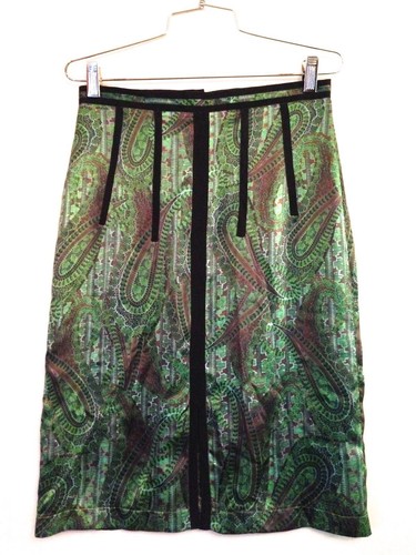 Jupe Crayon Tucker For Target Neuve - Taille 13, Couleur Doré, Longueur Genoux