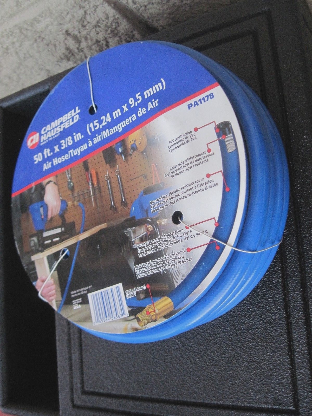 CAMPBELL HAUSFELD AIR HOSE MODEL: PA1178   50' X 3/8 