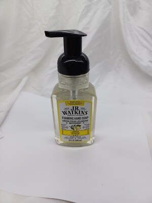 J.R. Watkins FOAMING HAND SOAP Lemon Scent 9 fl oz ALL NATURAL PLANT-BASED