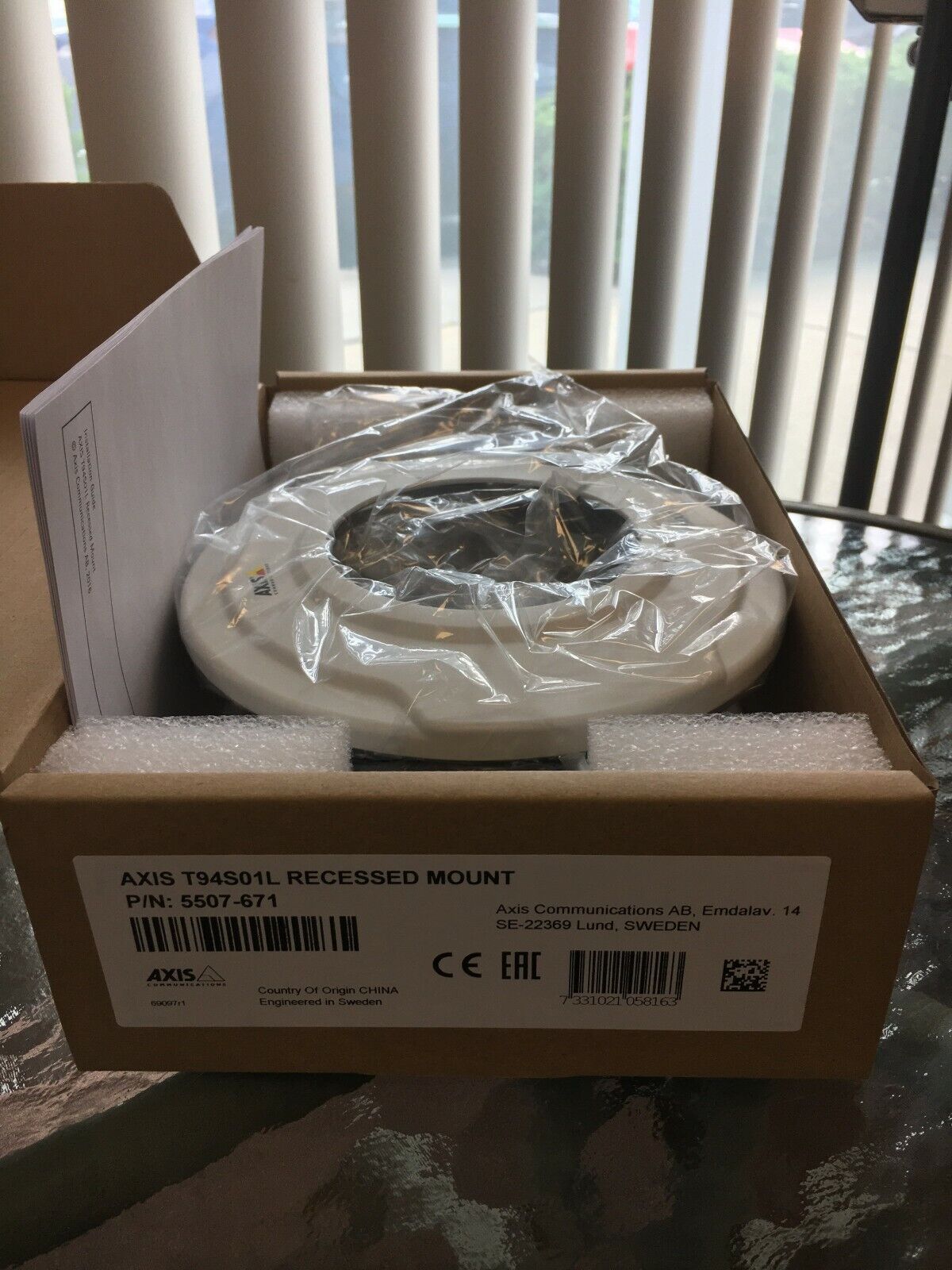 Axis T94S01L Recessed Mount Part number 5507-671 New in Box Axis T94S01L Recessed Mount Part number 5507-671 New in Box