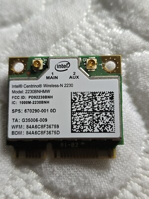 Intel Centrino Wireless-N 2230 WIFI Bluetooth Mini PCI-E (2230BNHMW)
