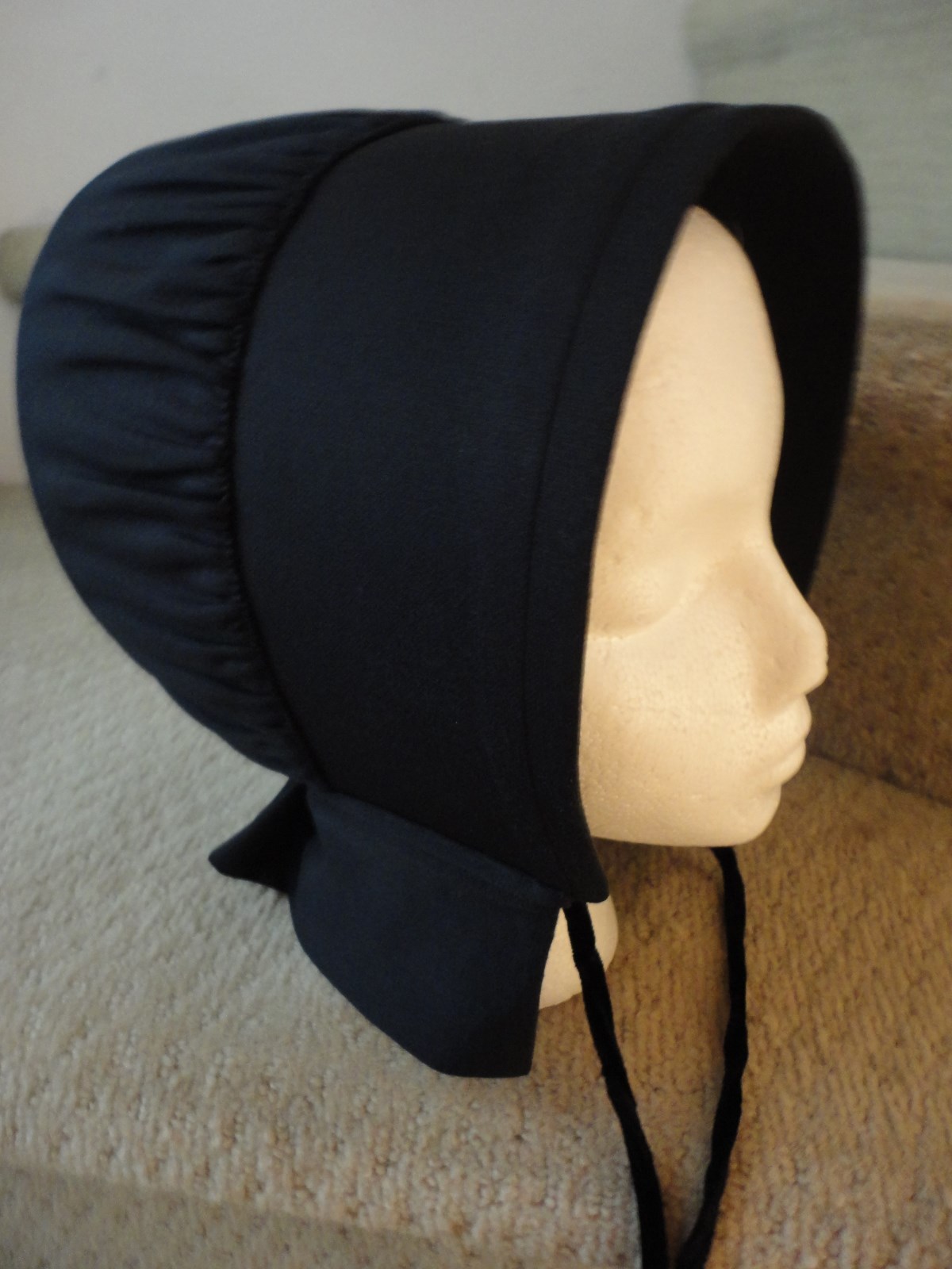 Women's Black Amish Bonnet from Amish Farmhouse Authentic