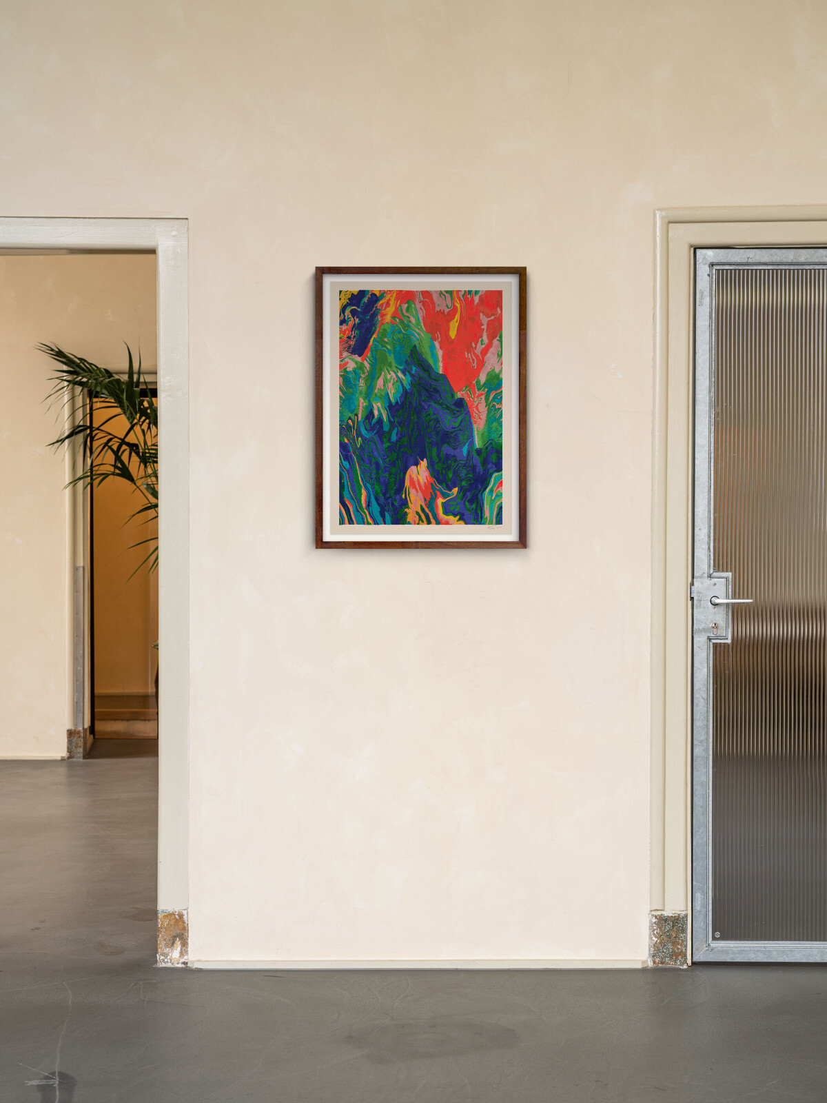 Matt DesLauriers Signed, Dated, Framed Silkscreen "Sierra" Print BN and UnOpened