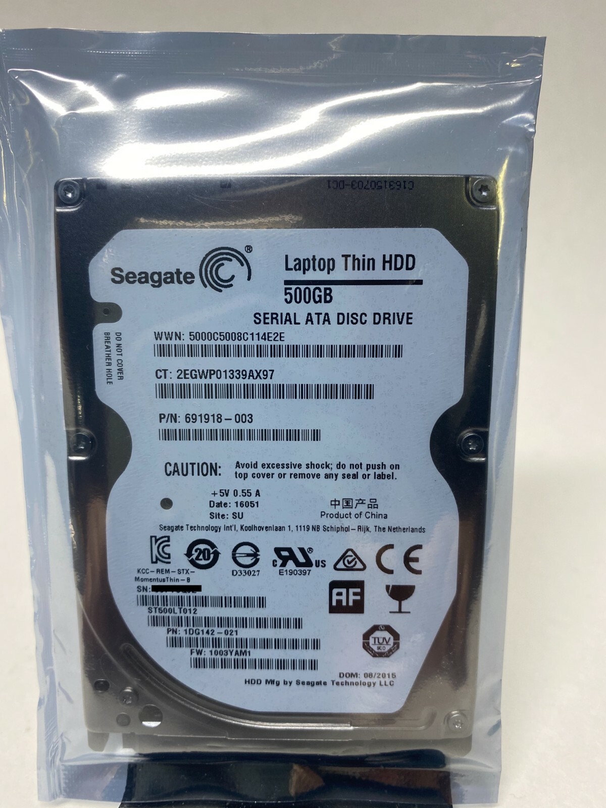 HDD 2.5インチ ST500LT012 1DG142 500GB ST500LT012 1DG142 Hard Drive 500Gb 2.5 SATA 763649042830| eBay