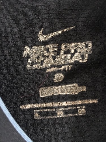 NIKE Pro Combat Shoulder Side Pads Padded Compression Shirt Black YOUTH XL