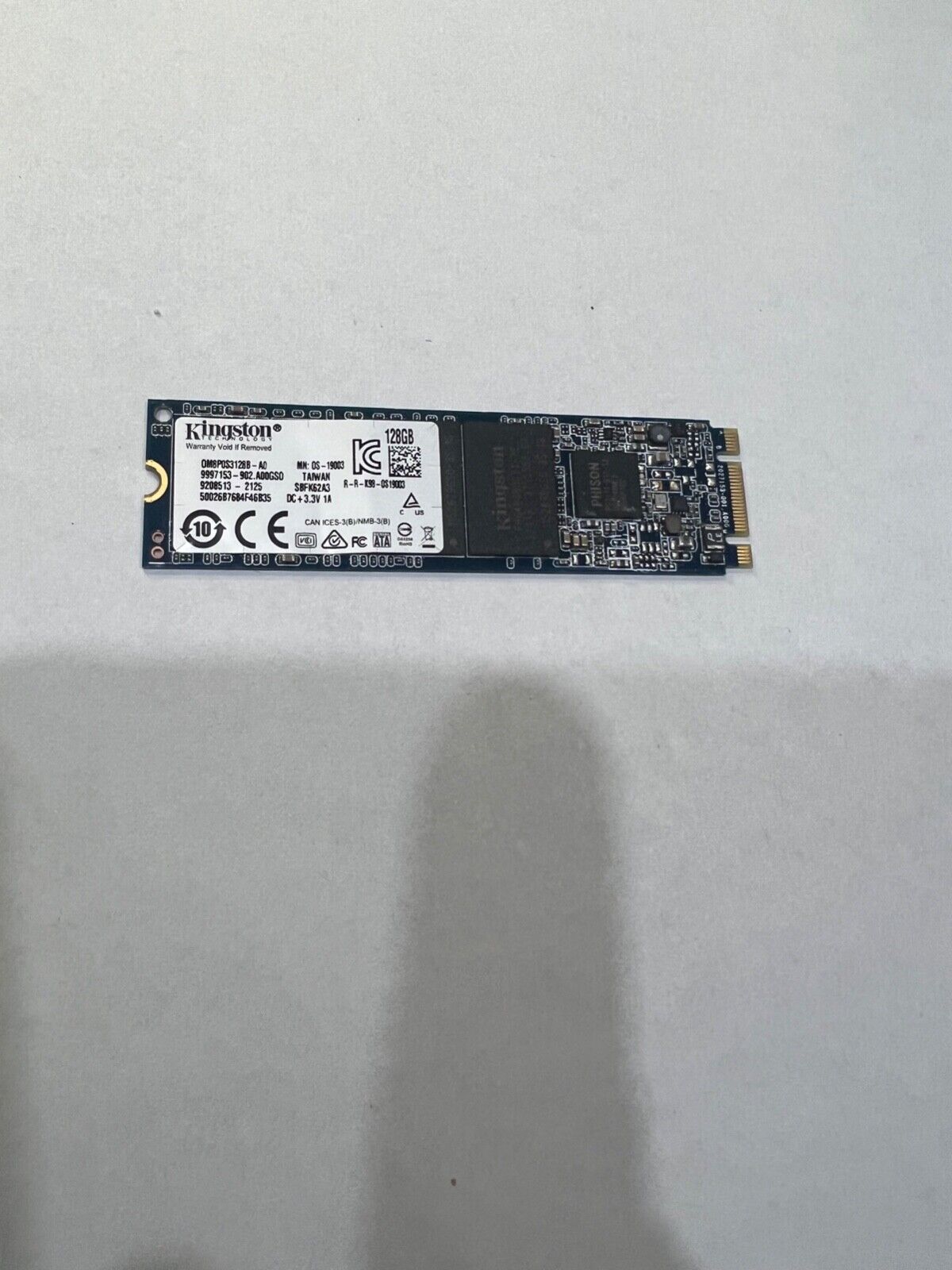 (NEW) KINGSTON 128GB SSD M.2 NVME PCIe SSD SOLID STATE DRIVE 0M8POS3128B-A0 (NEW) KINGSTON 128GB SSD M.2 NVME PCIe SSD SOLID STATE DRIVE 0M8POS3128B-A0