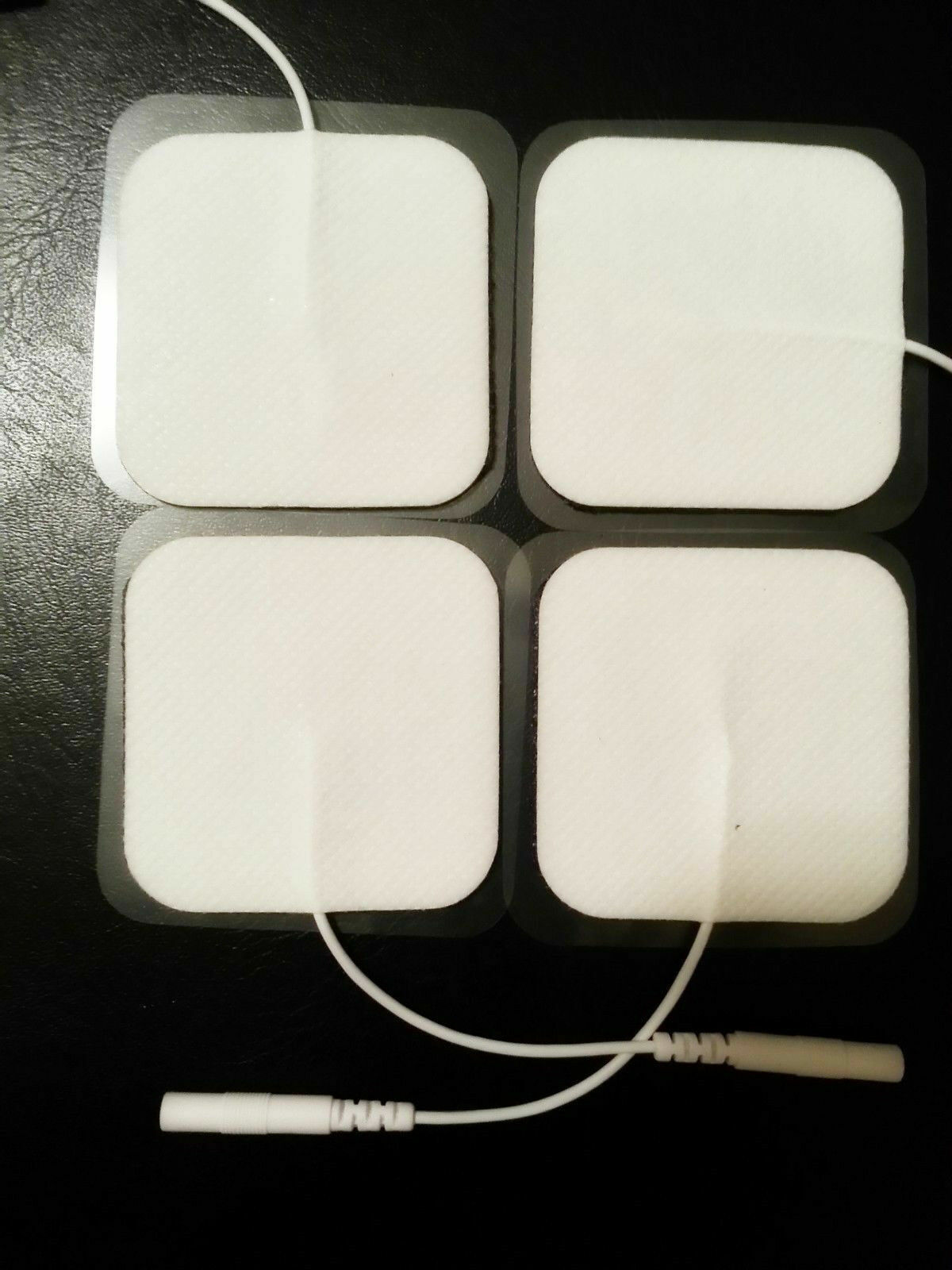 8 PC SQUARE MASSAGE PADS for Mystim Tension Tens Unit Massager...