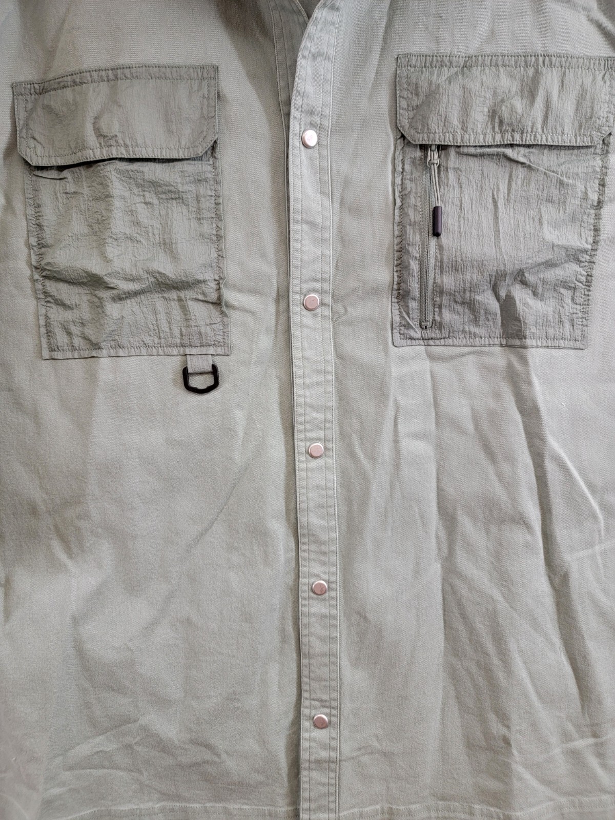 BASS OUTDOOR Relaxed Fit Stretch Worker Shirt Jacket Men's XXL Lily Pad L/S - Picture 9 of 19