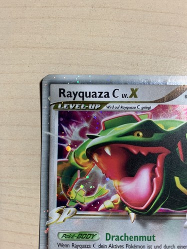 Pokemon Rayquaza LV.X DP47 Silverstar deutsch TOP Zustand siehe 12 Fotos 