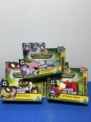 3 New Transformers Bumblebee Cyberverse Adventures Repugnus Megatron Optimus