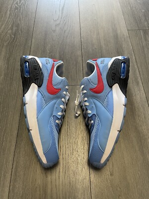 New Nike air Max Excee Shoes UNC University Blue Red DQ7629-400 Men's Size 12