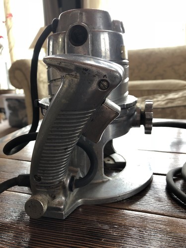 Vintage ALL Chrome Craftsman Industrial Heavy Duty Professional Router