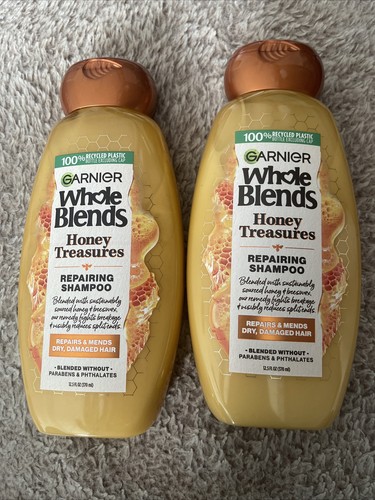 Garnier Whole Blends Shampoo Honey Treasures 12.5 fl oz 2 Pack