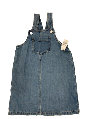Old Navy Blue Denim Overall Jumper Dress 5T NEW eBay
