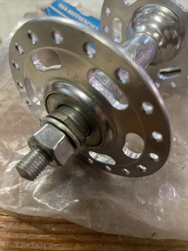 Vintage NOS Shimano front bicycle hub 36 hole bolt on Aluminum