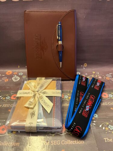 Disney Cruise Line Castaway Club Gift Set w/Luggage Strap Pen Notebook Notecards