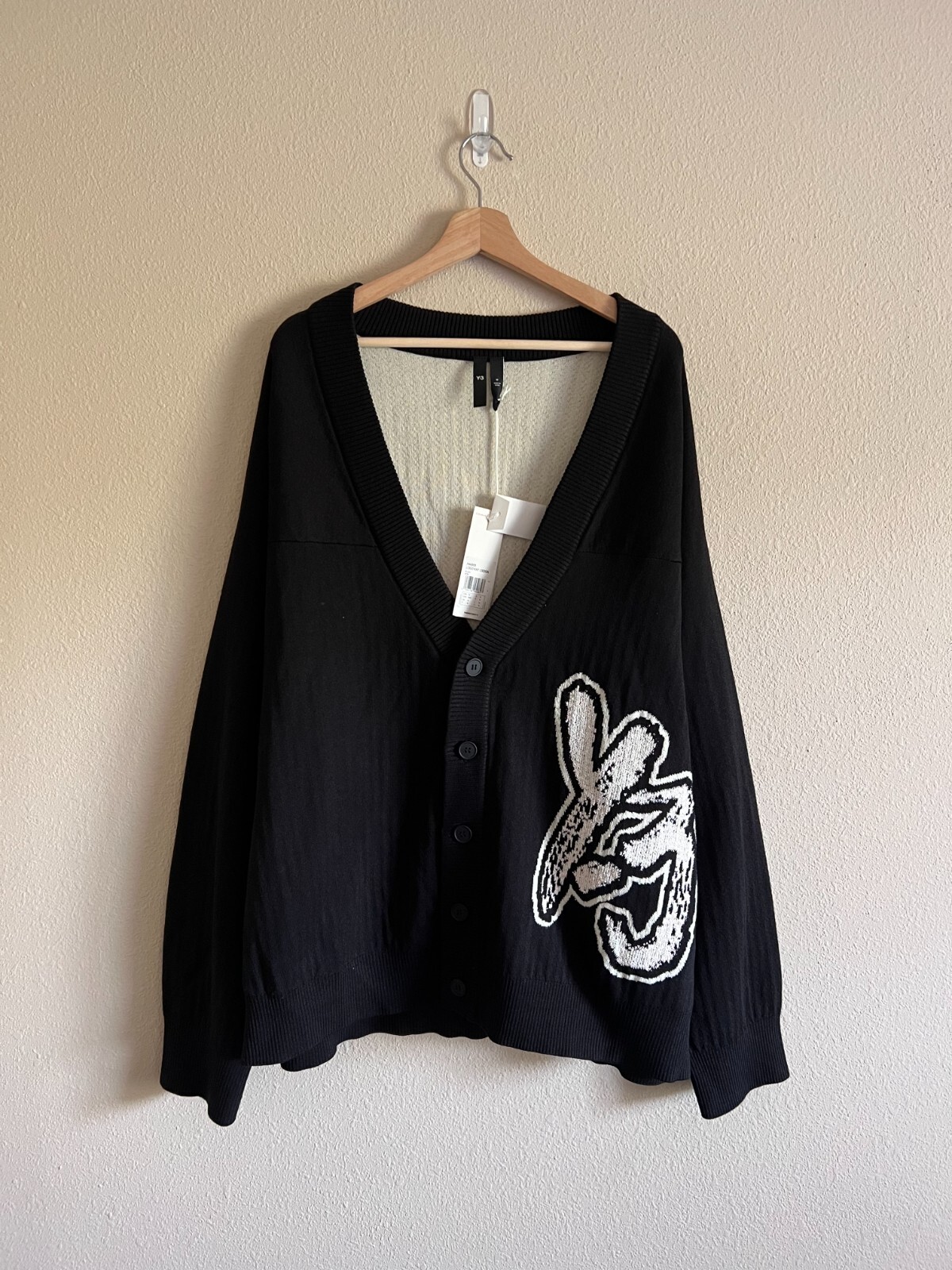 MAISON KINEMA Pile cardigan black サイズS MAISON KINEMA Pile cardigan black サイズS