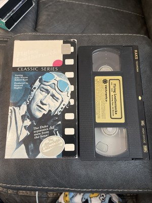 Flying Leathernecks VHS JOHN WAYNE RARE FIRST RELEASE VIDAMERICA 1983 tested