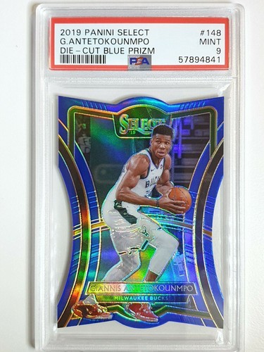 2019 Select Giannis Antetokounmpo #148 BLUE Prizm /249 Die