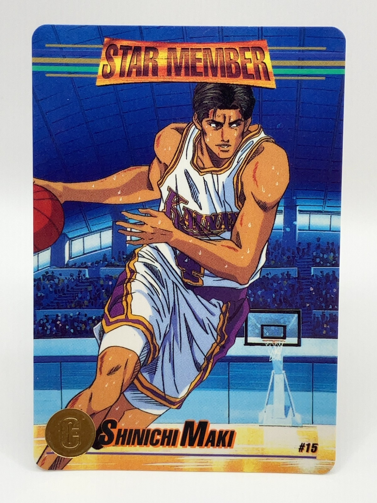 Slam Dunk Shinichi Maki TCG Vintage Card Shonen Jump Amada Slam Dunk Shinichi Maki TCG Vintage Card Shonen Jump Amada