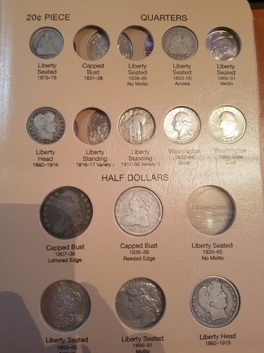 DANSCO TYPE COINS ALBUM WITH COINS