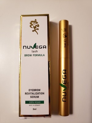 Nuvega BROW seru- Natural Vegan Eyebrow Growth - Clinical Tested- BEST (Best Natural Vegan Makeup)