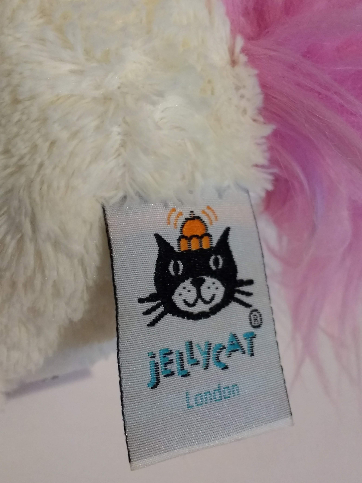 Jellycat Unicorn Snagglebaggle Ursula 15'' Soft Plush Stuffed Toy Pink Mane