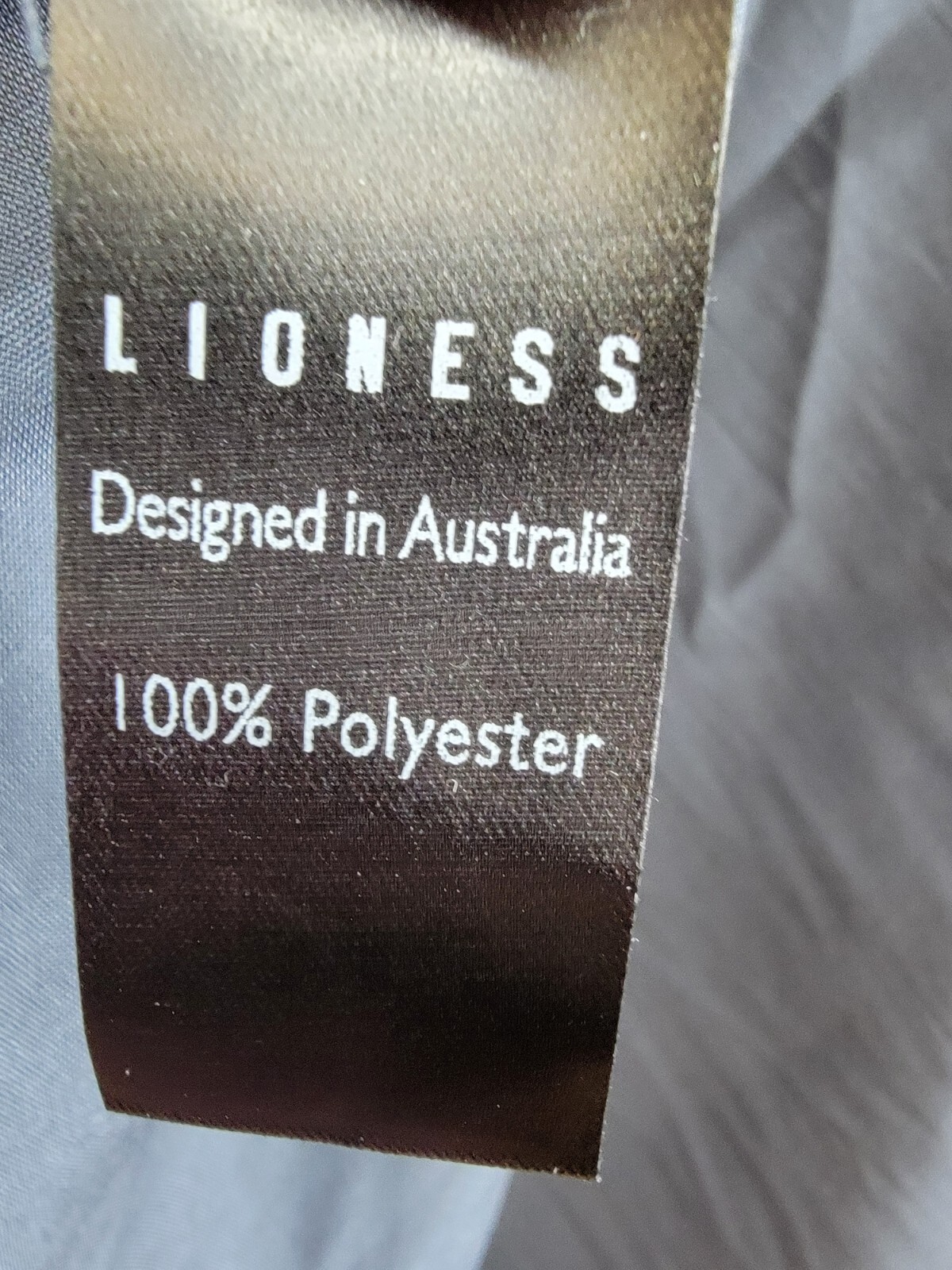 Lioness Legacy Asymmetric Skirt Women's S Navy Ruched Waist Side Zip Closure - Picture 13 of 15