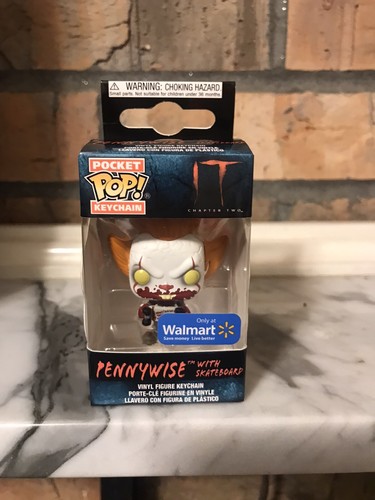 Funko Pocket Pop! It: CHAPTER 2 PENNYWISE W/ SKATEBOARD WALMART EXCLUSIVE