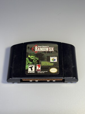 Tom Clancy's Rainbow Six Nintendo 64, 1999 TESTED AUTHENTIC Cart Only Red Storm